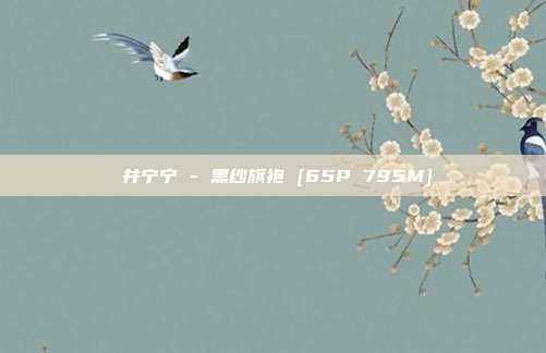 桜井宁宁 - 黑纱旗袍 [65P 795M]