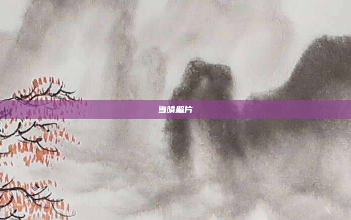 雪晴照片