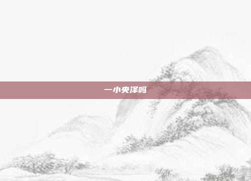 一小央泽吗