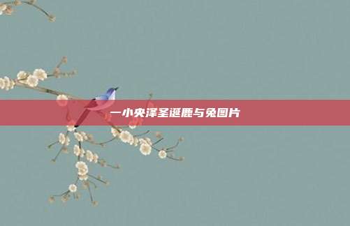 一小央泽圣诞鹿与兔图片