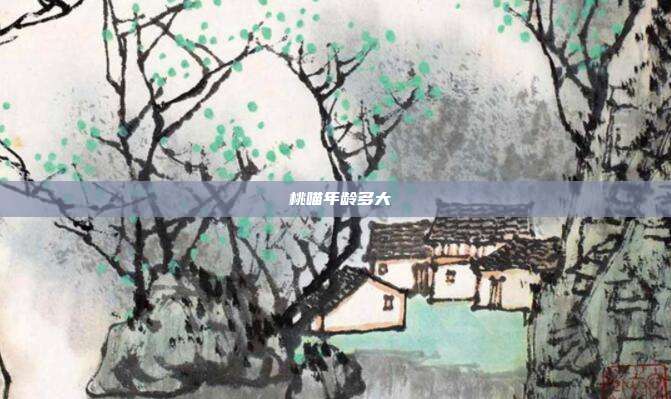桜桃喵年龄多大