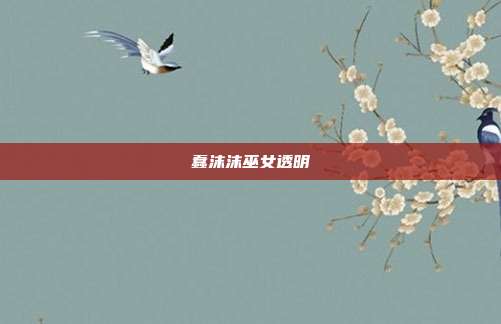 蠢沫沫巫女透明