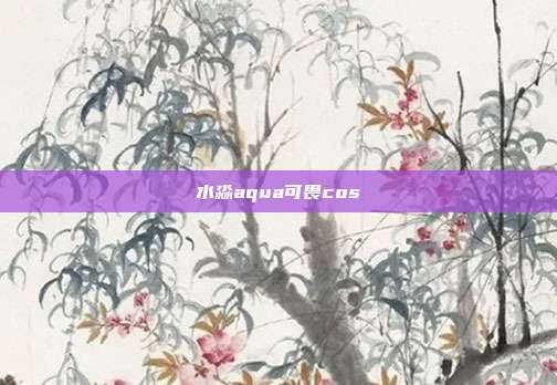 水淼aqua可畏cos